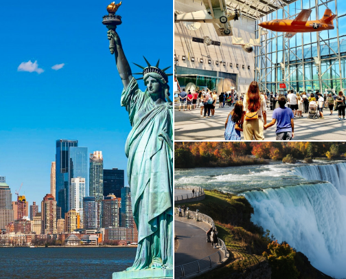 The Ultimate US Tourist Cheklist: Iconic Places You Have to See cover photo collage