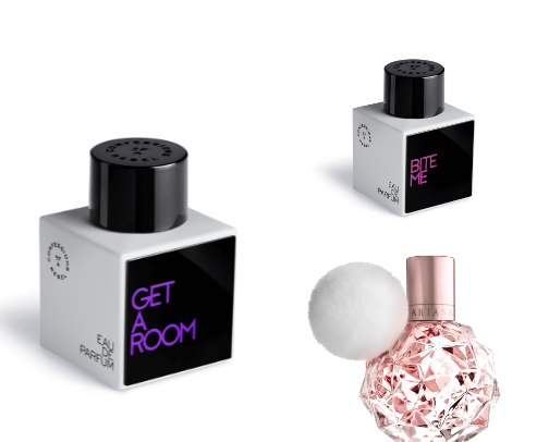 Perfume and body spray cover photo collage