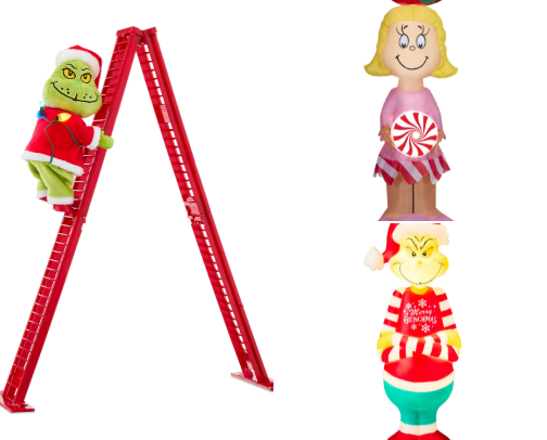 Grinch Walmart Christmas decor cover photo collage