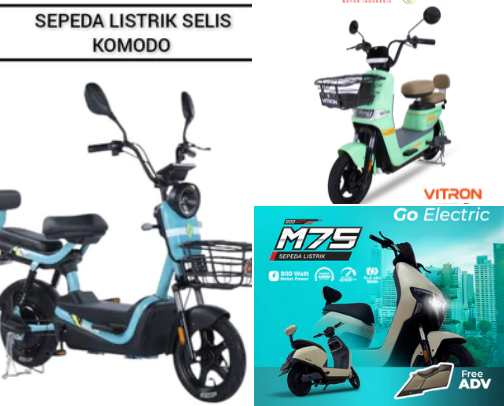 Sekuter listrik/Electric Scooters cover photo collage