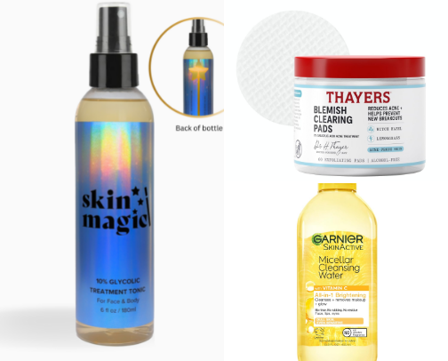 Skin Care for Deep Cystic Hormonal Acne and Dark Spots/Scars cover photo collage