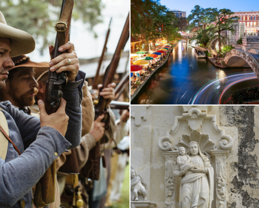 🌮 San Antonio's River Walk, Pearl, Southtown, King William & the Missions: Puffy Tacos, Brisket & Alamo City Classics cover photo collage