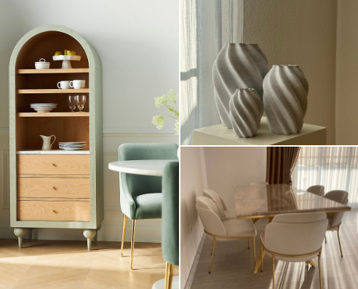 Furniture and home decor cover photo collage