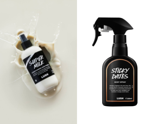 Lush favorites cover photo collage