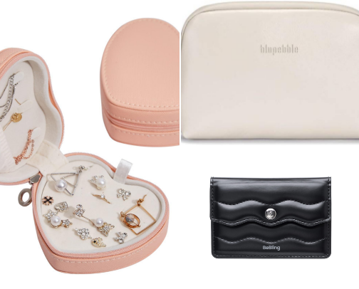 Travel Essentials & Cute Pouches 🌸 cover photo collage