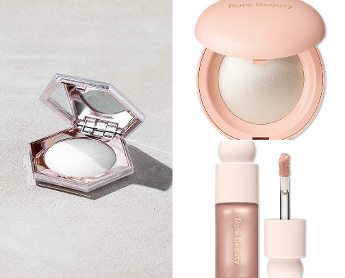 Highlighters, Bronzers & Setting Sprays for a Radiant, Long-Lasting Makeup Look cover photo collage