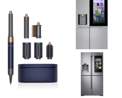 Home Appliances and furniture cover photo collage