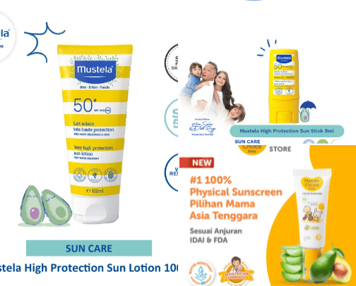 Sunscreen For Baby and Kids 👶🏻👧🏻🧒🏻 cover photo collage