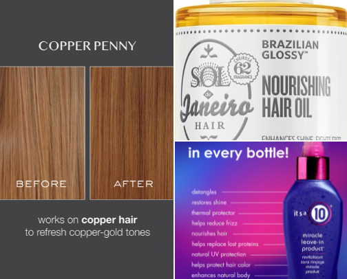 Hair + scalp favorites cover photo collage
