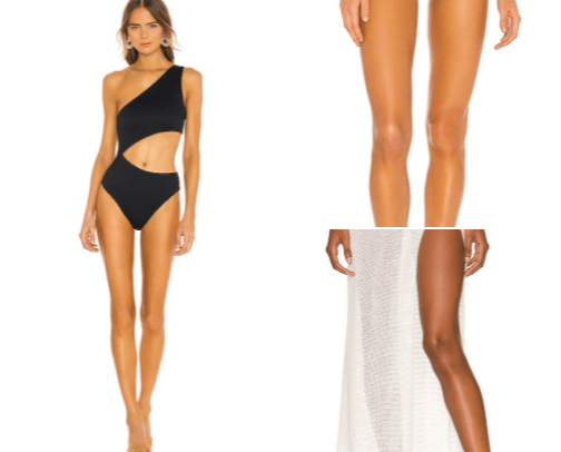 Swimsuits and cover-ups cover photo collage