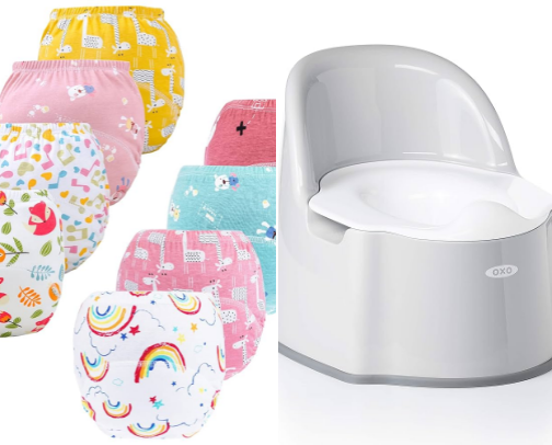 Potty training essentials 👌 cover photo collage