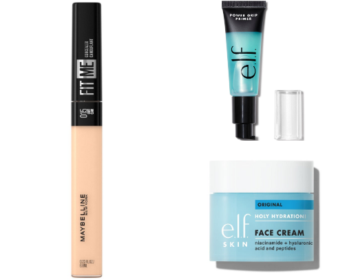 Drug store makeup i swear by! cover photo collage