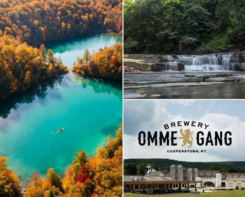 Central NY musts - do, eat, hike and more cover photo collage