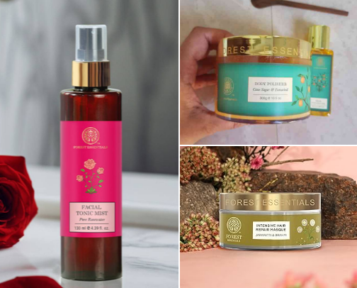 Ayurvedic essentials 🌱 head to toe natural skincare & haircare cover photo collage