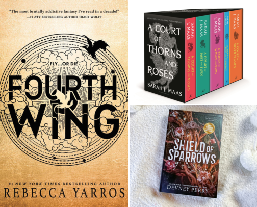 🐉❤️ My Favorite Romantasy Books I Couldn't Put Down cover photo collage