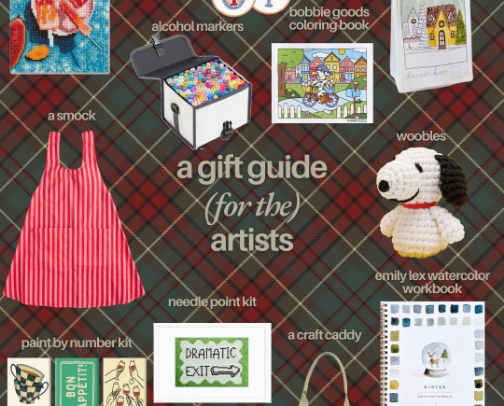 GIFT GUIDE FOR THE ARTIST🎄🎁 cover photo collage