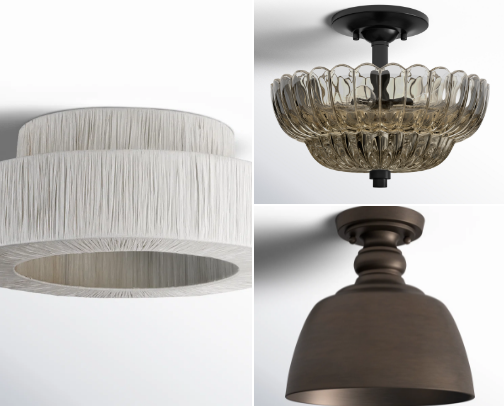 Flush Mount Lighting ✨💡 cover photo collage