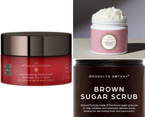 Best body scrubs cover photo collage