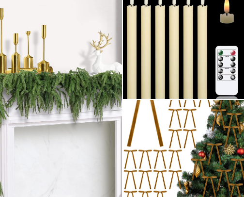 Viral Christmas decor cover photo collage