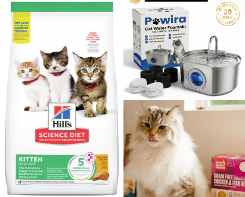 Cat Items cover photo collage