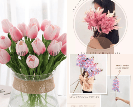 Artificial Flower's cover photo collage