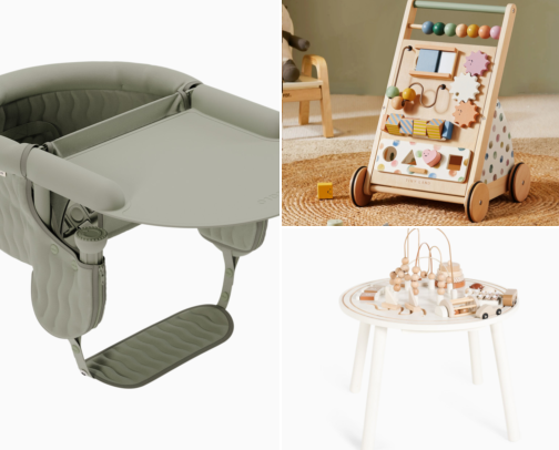 6 to 12 months — Sitting, moving, and play cover photo collage