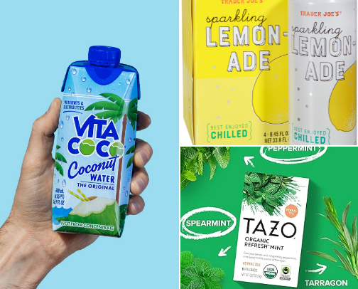 Healthy sips cover photo collage