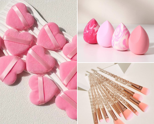 best shein makeup accessories cover photo collage
