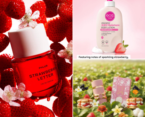 Smell Like Strawberry cover photo collage