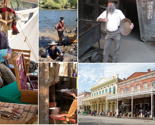 Gold Country, CA  Adventures cover photo collage