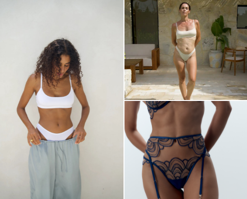 Summer Lingerie Under $50 cover photo collage