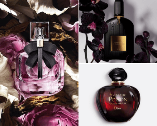 Seductive perfumes 🔮 cover photo collage