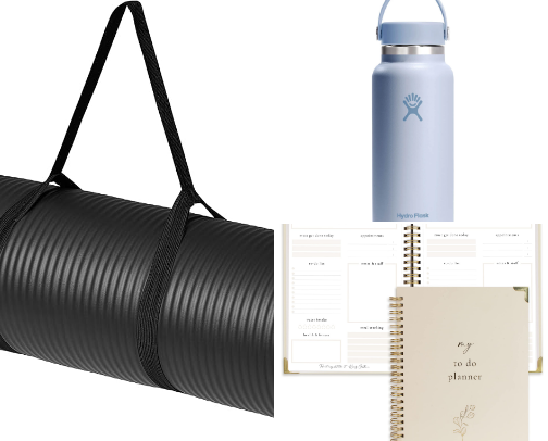 my mini guide for a healthy and balanced life cover photo collage