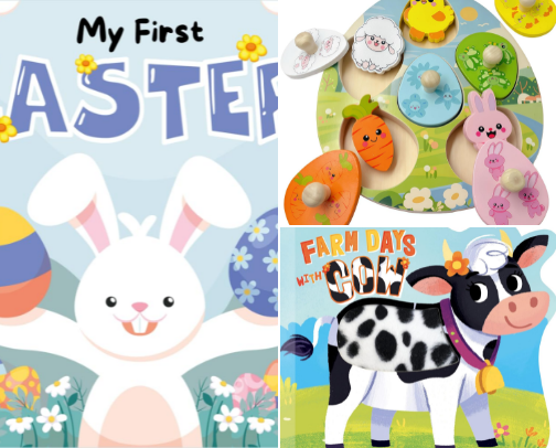 Easter Must Haves: 1 year Olds cover photo collage