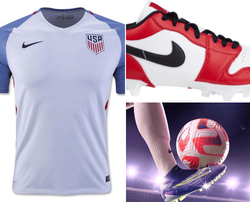 Sports equipment cover photo collage