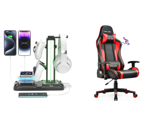 Top Gaming Must-Haves for PC & Console Setups (Comfort, Performance & RGB Aesthetics) cover photo collage