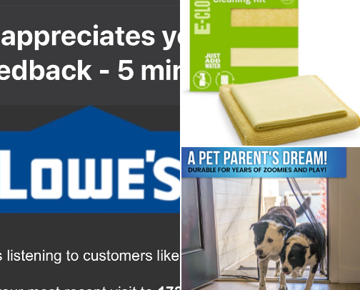 My Lowe's essentials that keep my home together cover photo collage