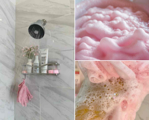 Go-to Shower Products 🧼🧖🏼‍♀️ | body cover photo collage