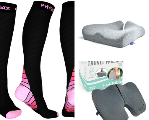 Airport Survival Kit for Travelers Over 60 cover photo collage
