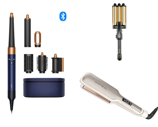 Hair tools cover photo collage