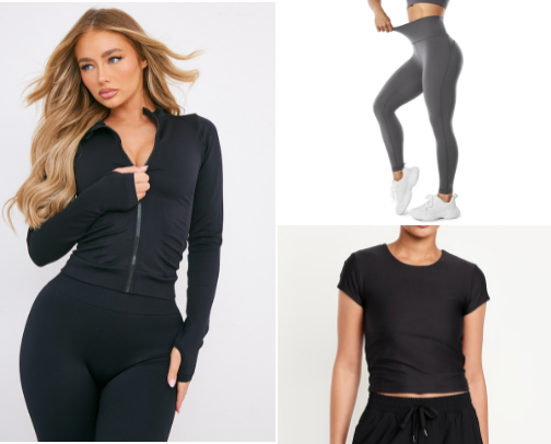 Snatched on a Budget: Affordable Gym Fits cover photo collage