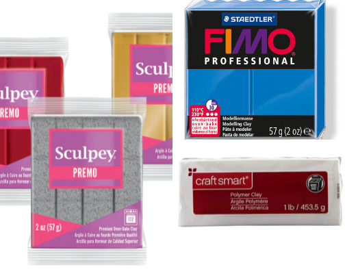 Polymer Clay Introduction cover photo collage