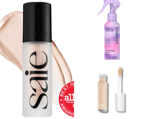 hair , skin , makeup recs!! cover photo collage