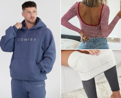 Women’ casual comfort cover photo collage