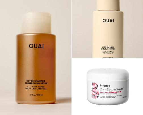 Hair care~oily hair cover photo collage