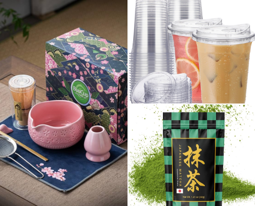 All things matcha🍵 cover photo collage