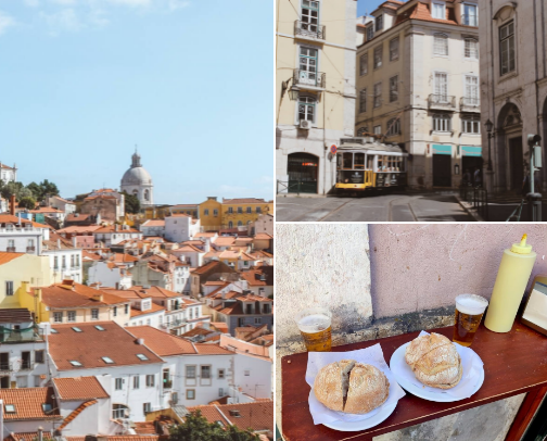 Lisbon Travel Tips: Viewpoints, Food & City Adventures cover photo collage