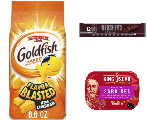 Tasty Snacks & Candy cover photo collage