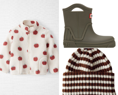 Getting ready for fall with a toddler cover photo collage