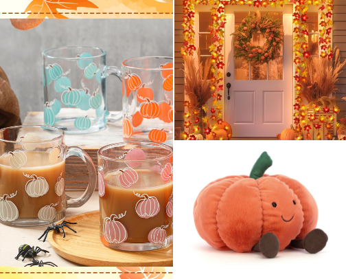 The CUTEST Fall Decor! 🍂🎃 cover photo collage